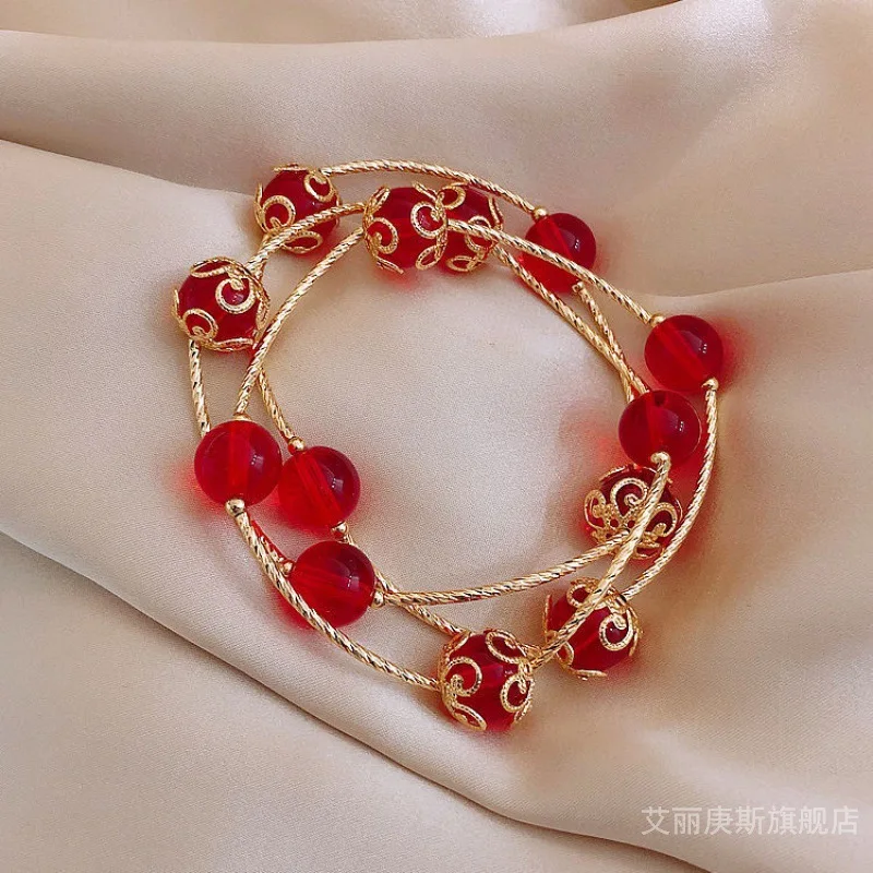 Zodiac Year Beaded Red Bracelet Female Simple Retro Temperament Bracelet Korean Niche Design Couple Girlfriends Bracelet
Zodiac Year Beaded Red Bracelet Female Simple Retro Temperament Bracelet Korean Niche Design Couple Girlfriends Bracelet