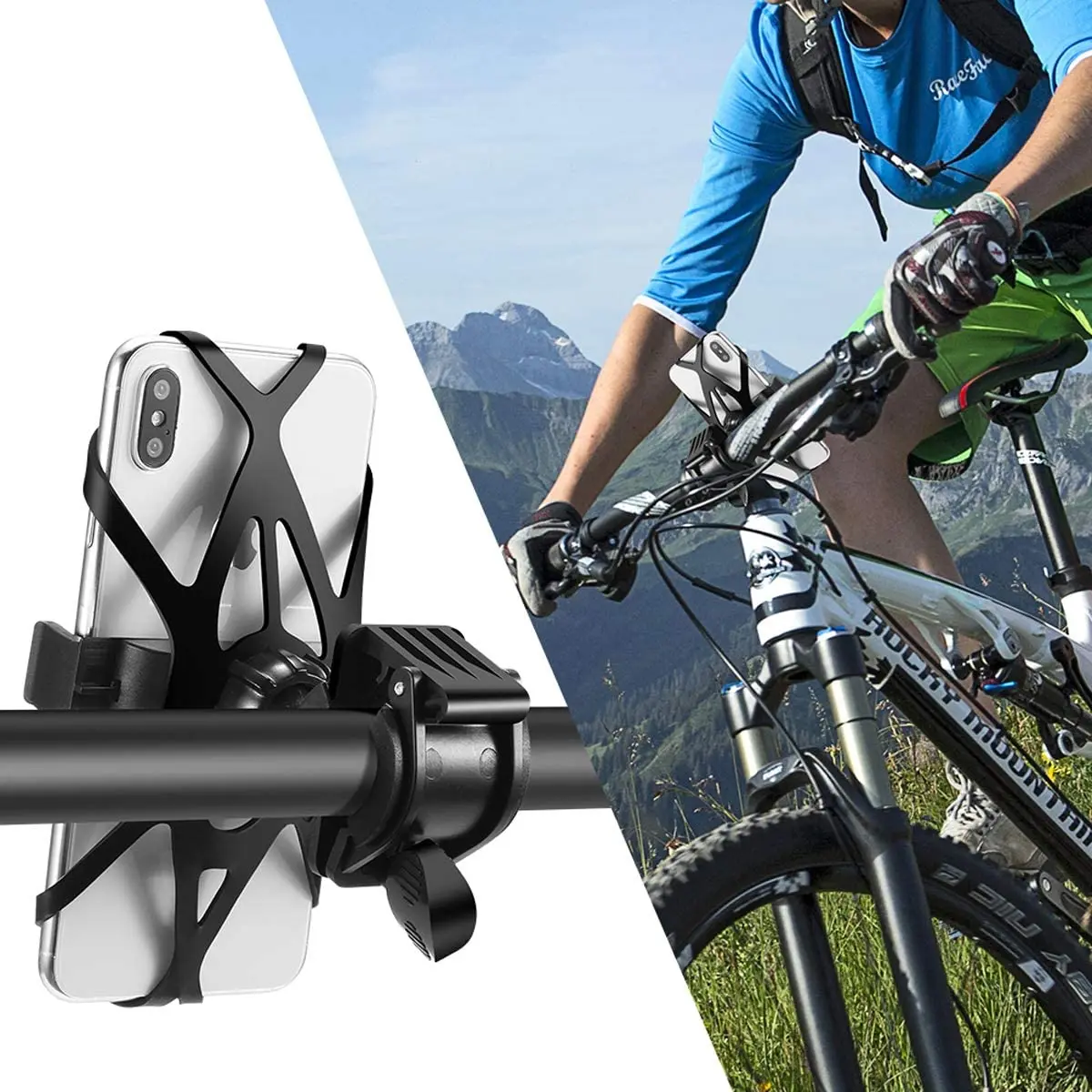 Bicycle Phone Holder Universal Motorcycle Bike Phone Holder Handlebar Clip Stand GPS Mount Bracket For 4-6.8 inch Mobile Devices
Bicycle Phone Holder Universal Motorcycle Bike Phone Holder Handlebar Clip Stand GPS Mount Bracket For 4-6.8 inch Mobile Devices