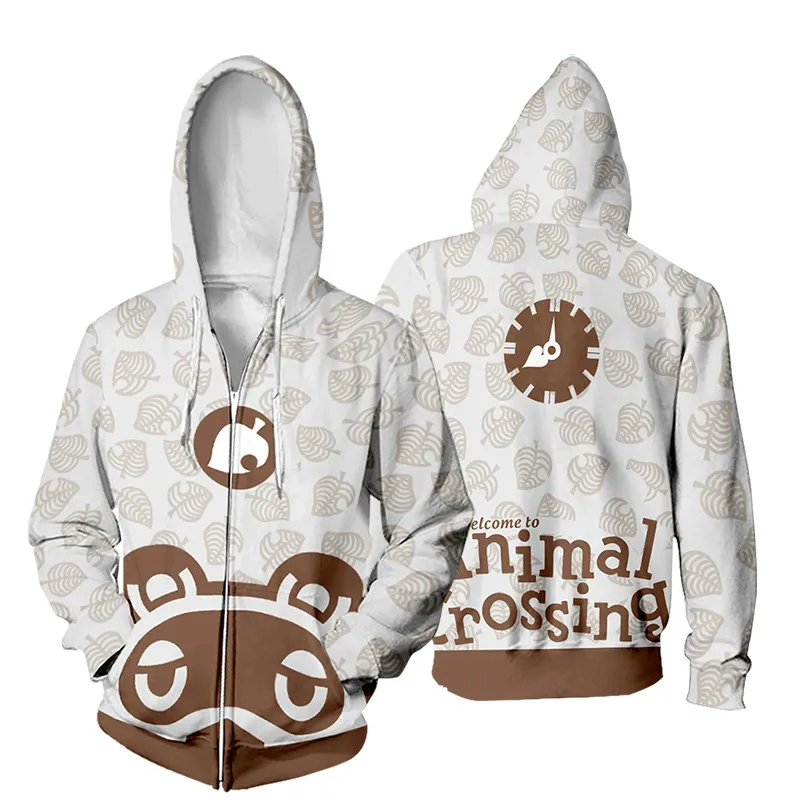 Animal Crossing Jacket Hoodies 3D Printed Men Clothing Tom Nook Zipper Sweatshirts Game Harajuku Pullover Tops Coat Dropshipping
Animal Crossing Jacket Hoodies 3D Printed Men Clothing Tom Nook Zipper Sweatshirts Game Harajuku Pullover Tops Coat Dropshipping