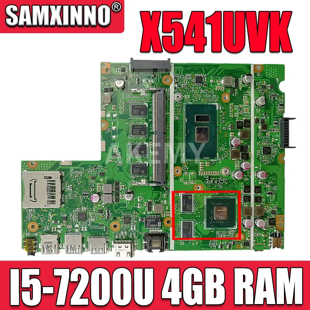 SAMXINNO X541UVK Laptop Motherboard For Asus X541UJ X541UVK X541UV MainBoard W/ I5-7200U 4GB RAM (V2G) Free Board
SAMXINNO X541UVK Laptop Motherboard For Asus X541UJ X541UVK X541UV MainBoard W/ I5-7200U 4GB RAM (V2G) Free Board