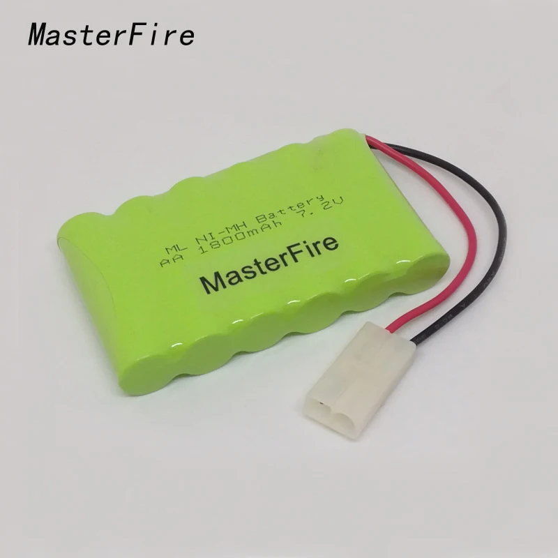 MasterFire Original 1800mAh 6x AA 7.2V Ni-Mh Battery Cell Rechargeable Remote Control Car NiMH Batteries Pack with Plug
MasterFire Original 1800mAh 6x AA 7.2V Ni-Mh Battery Cell Rechargeable Remote Control Car NiMH Batteries Pack with Plug