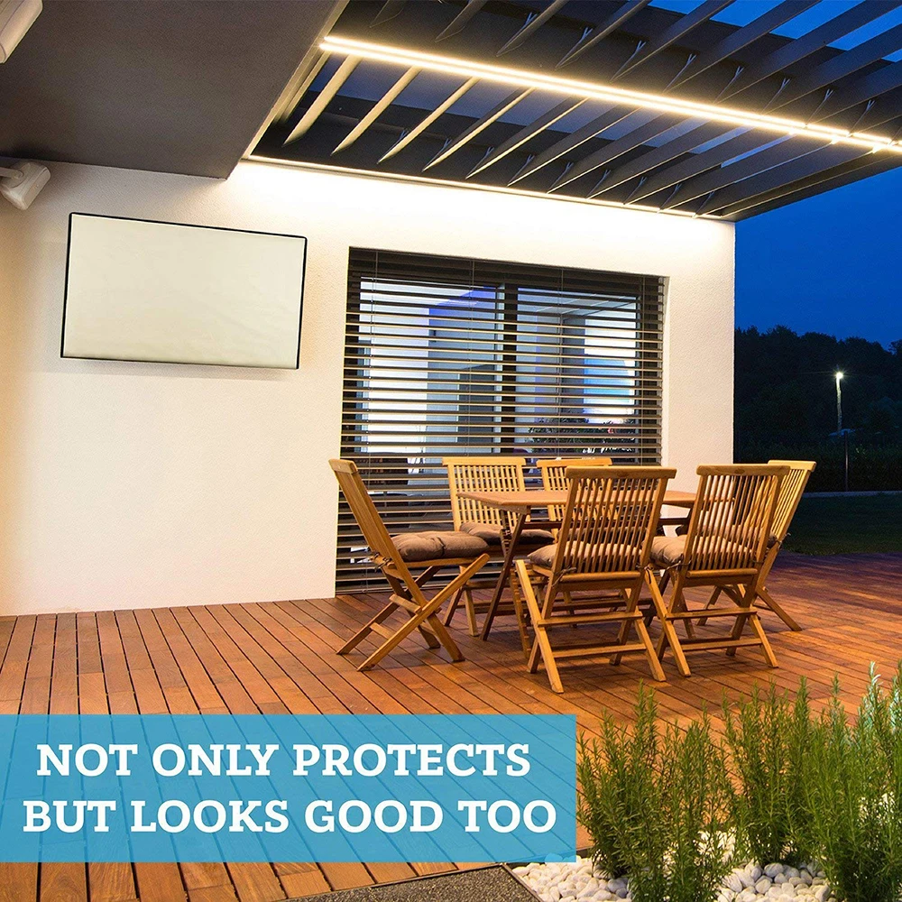 Weatherproof Dust-proof Outdoor TV Cover Beige 32" 36" 40" 46" 50" 55" 60" 65" Protect TV Screen Garden Patio Outdoor TV Cover
Weatherproof Dust-proof Outdoor TV Cover Beige 32" 36" 40" 46" 50" 55" 60" 65" Protect TV Screen Garden Patio Outdoor TV Cover