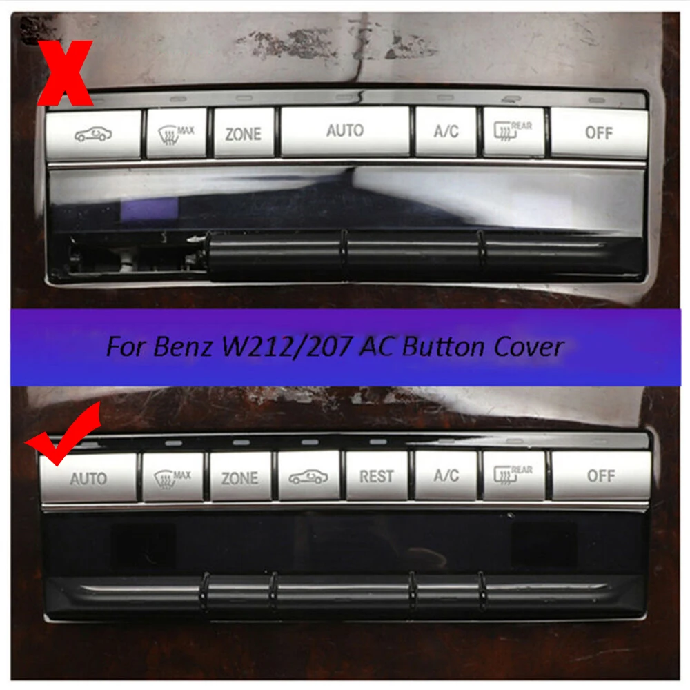 Centre Console Button Covers 8PCS ABS Accessories For Mercedes Benz E Class Sequins Practical
Centre Console Button Covers 8PCS ABS Accessories For Mercedes Benz E Class Sequins Practical