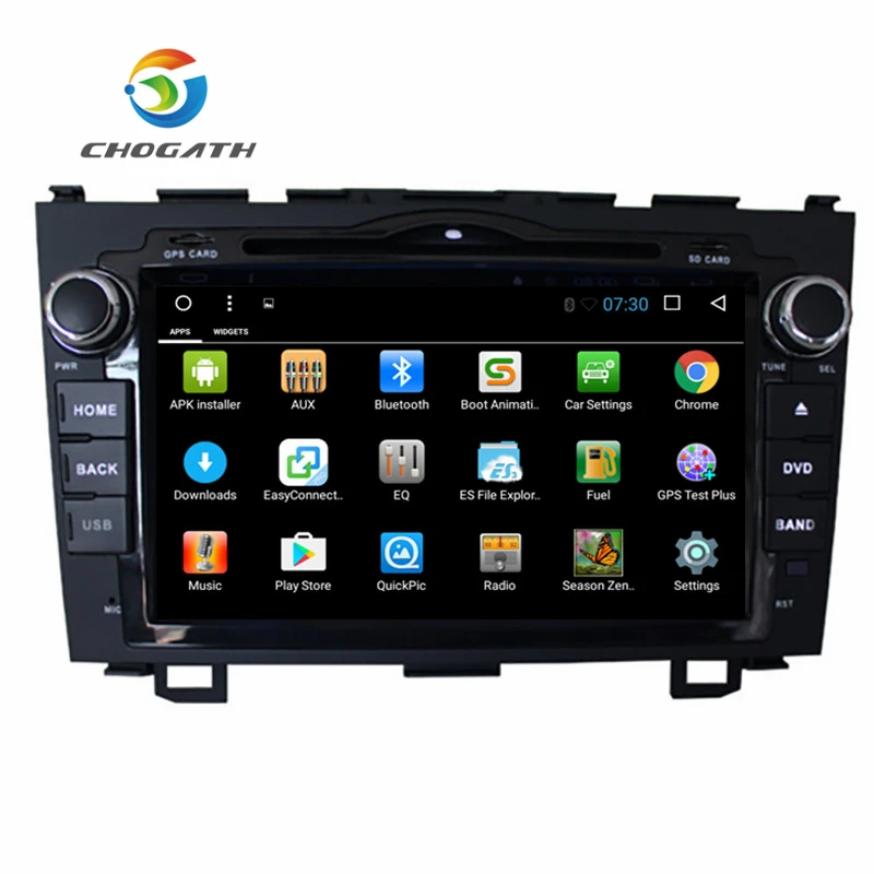 Chogath 8 ''Quad core 2 din Android 0 автомобильный dvd проигрыватель с gps для Honda CR V 2006 2007 2008 2009