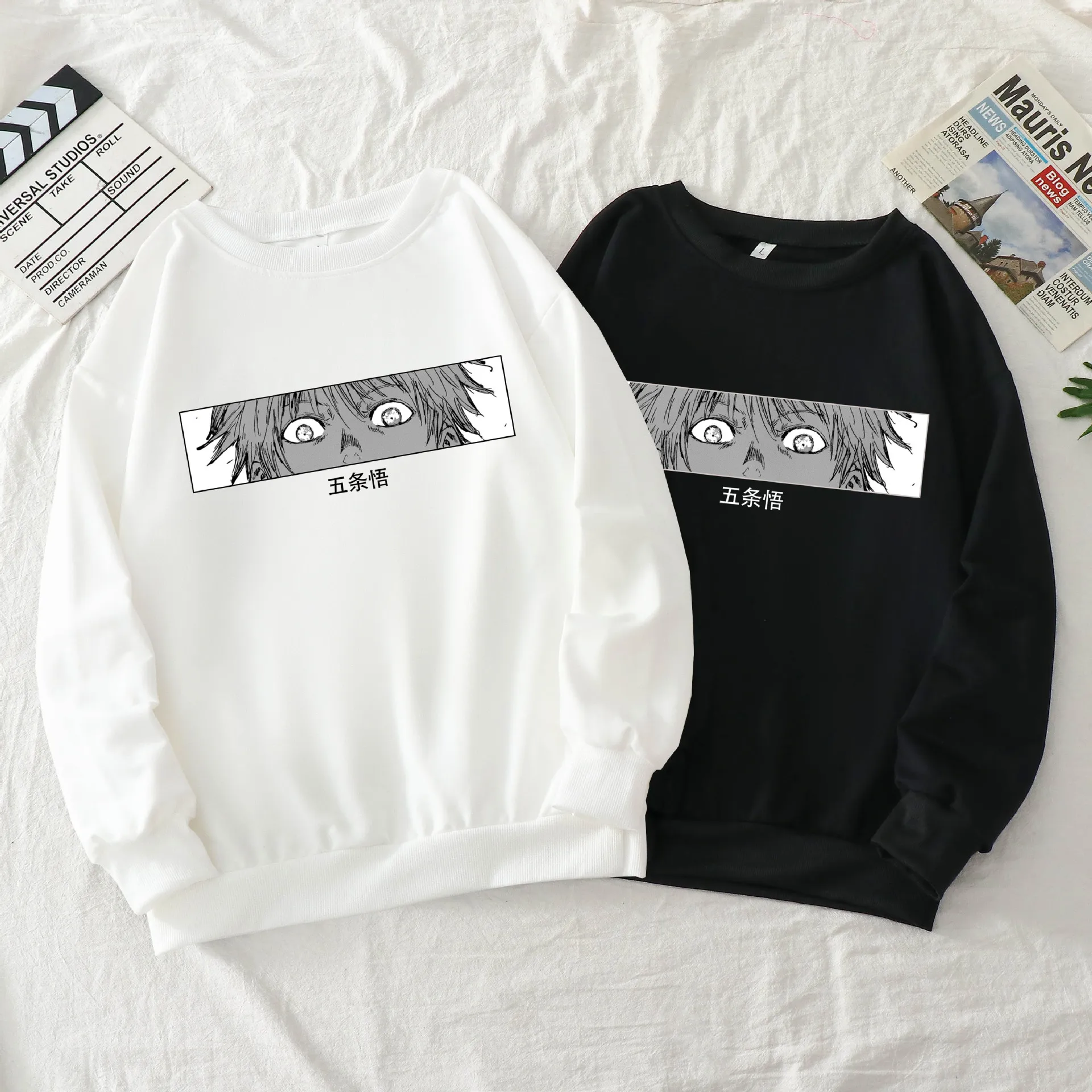 Japanese Anime Men's Sweatshirt Punk Oversized Cartoon Gojo Satoru Women's Harajuku Tee Cotton Top Streetwear Unisex
Japanese Anime Men's Sweatshirt Punk Oversized Cartoon Gojo Satoru Women's Harajuku Tee Cotton Top Streetwear Unisex