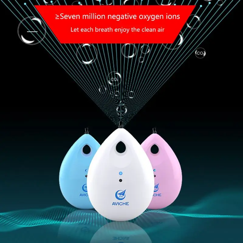 Mini Portable Air Purifier Wearable Necklace Air Freshener Ionizer Negative Ion Generato
Mini Portable Air Purifier Wearable Necklace Air Freshener Ionizer Negative Ion Generato