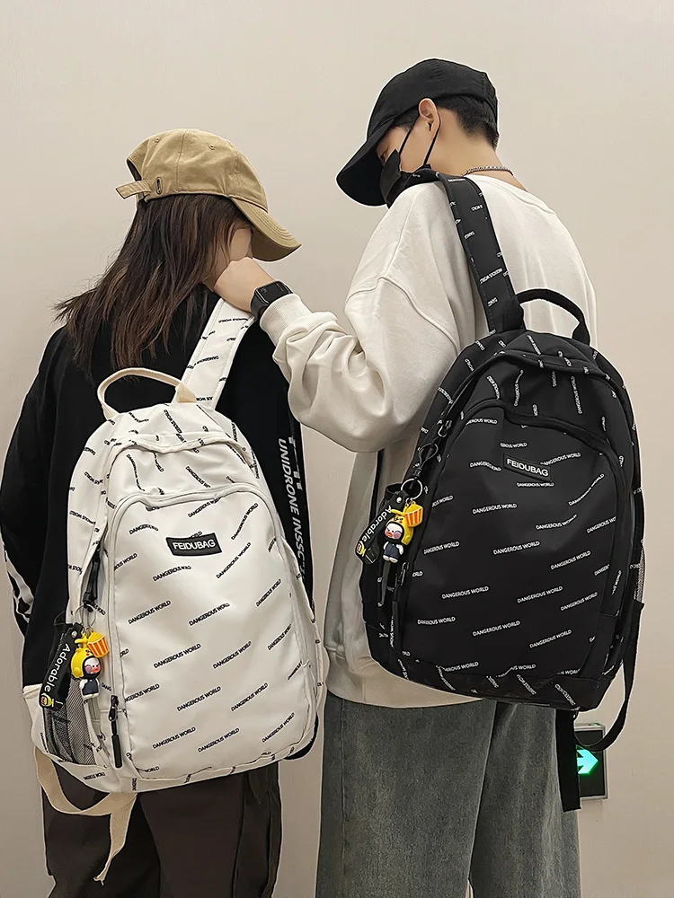 Schoolbag male college student cool couple backpack printed waterproof high school junior schoolbag female
Schoolbag male college student cool couple backpack printed waterproof high school junior schoolbag female
