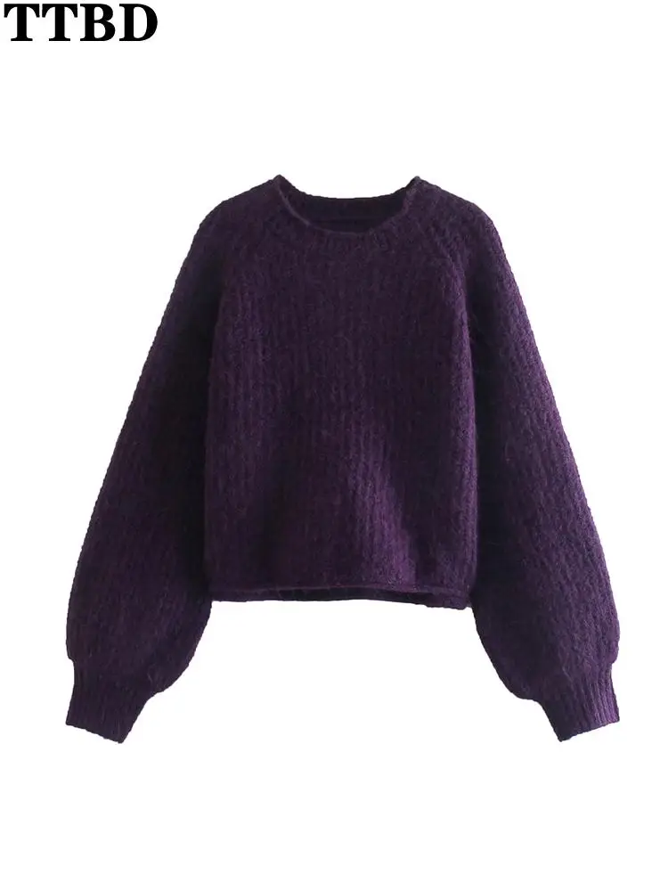 TTBD sweaters Women 2022 fashion loose fitting cropped knitted sweater vintage o neck long sleeve female pullovers chic tops
TTBD sweaters Women 2022 fashion loose fitting cropped knitted sweater vintage o neck long sleeve female pullovers chic tops