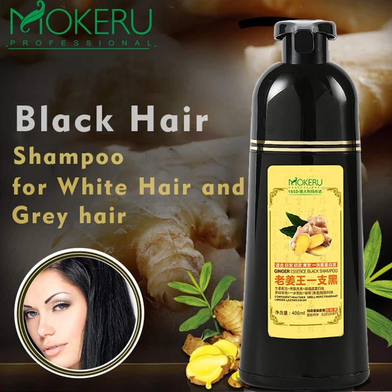500ml Mokeru Natural ginger king hair dye shampoo easy to use harmless long lasting black hair herb anti-white hair
500ml Mokeru Natural ginger king hair dye shampoo easy to use harmless long lasting black hair herb anti-white hair