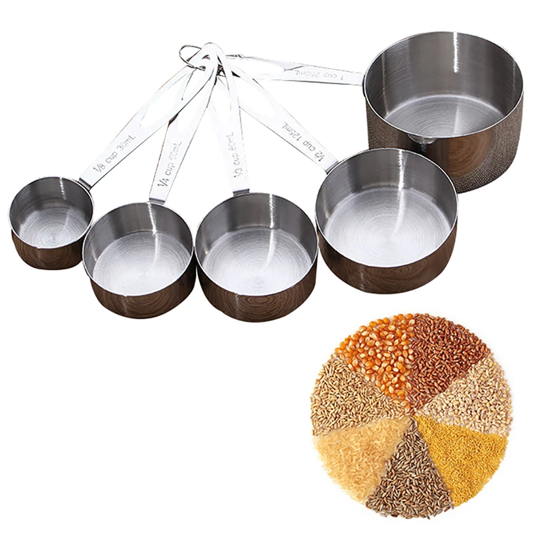 5PCS Stainless Steel Measuring Cup Mini Metal Measuring Cup Baking Measure Cup Home Tools Kitchen Accessories
5PCS Stainless Steel Measuring Cup Mini Metal Measuring Cup Baking Measure Cup Home Tools Kitchen Accessories