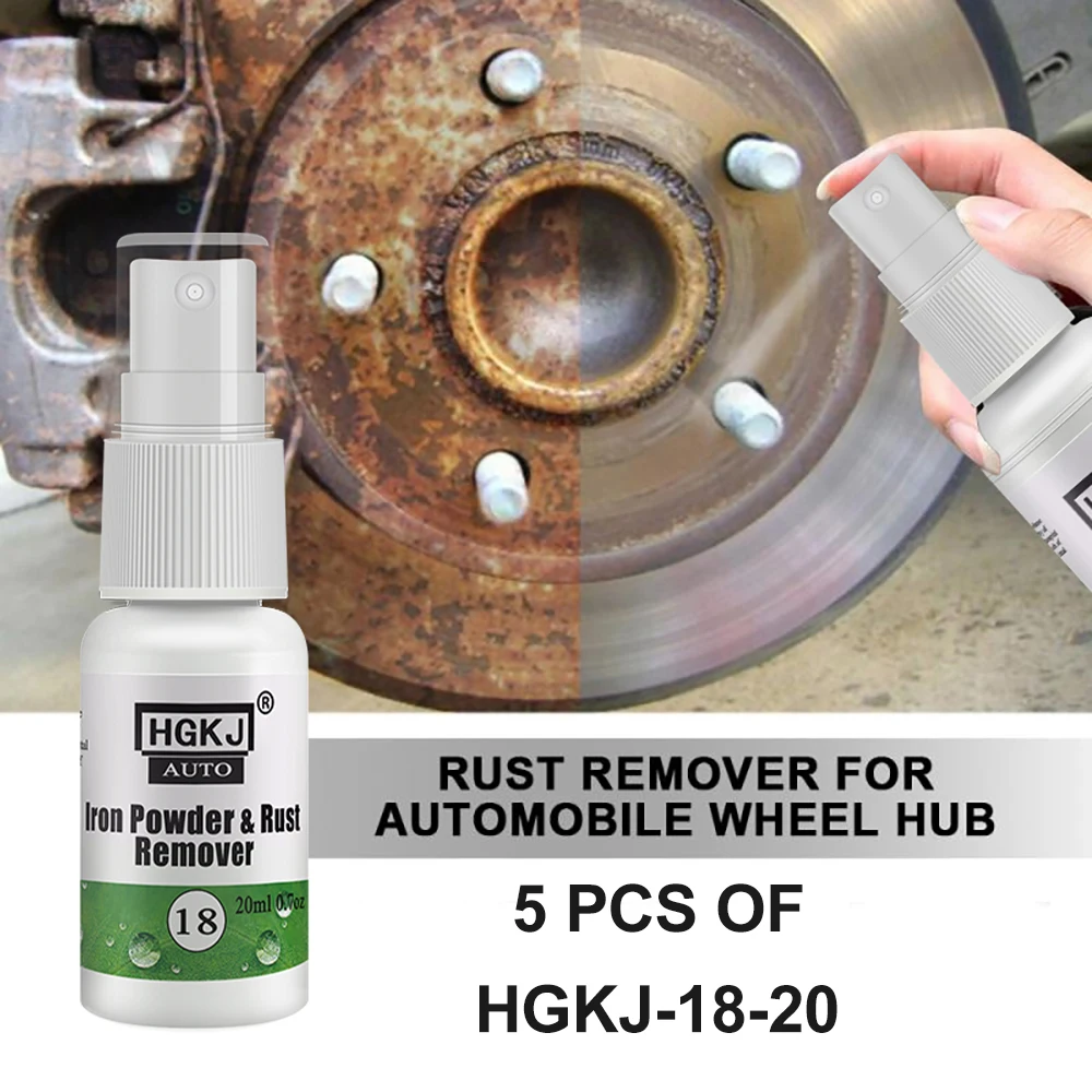 HGKJ-18-20×5 Car Anti Rust Spray Wheel Iron Powder Polishes Chrome Paint Rust Remover Scratches Repair Polishing Car Cleaner
HGKJ-18-20×5 Car Anti Rust Spray Wheel Iron Powder Polishes Chrome Paint Rust Remover Scratches Repair Polishing Car Cleaner