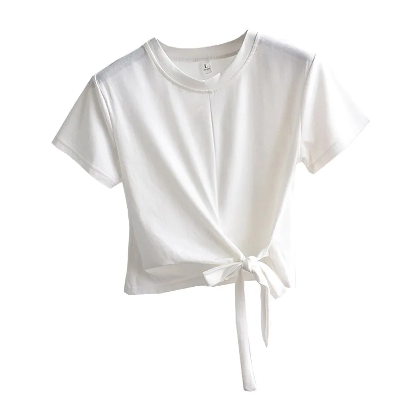 Women's Wear 3colors Short T-shirt For Women 2020 Summer Korean New Slim Bandage Short Sleeve T Shirts Top Yalabovso Harajuku
Women's Wear 3colors Short T-shirt For Women 2020 Summer Korean New Slim Bandage Short Sleeve T Shirts Top Yalabovso Harajuku