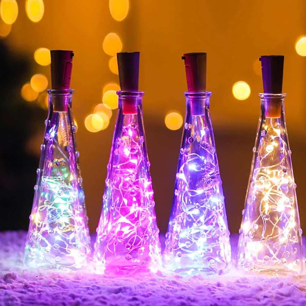 5pcs 2M Wine Bottle Lights String Fairy Light Cork Lights Copper Wire String Led garland Lights Decor Wedding Festival Party Chr
5pcs 2M Wine Bottle Lights String Fairy Light Cork Lights Copper Wire String Led garland Lights Decor Wedding Festival Party Chr