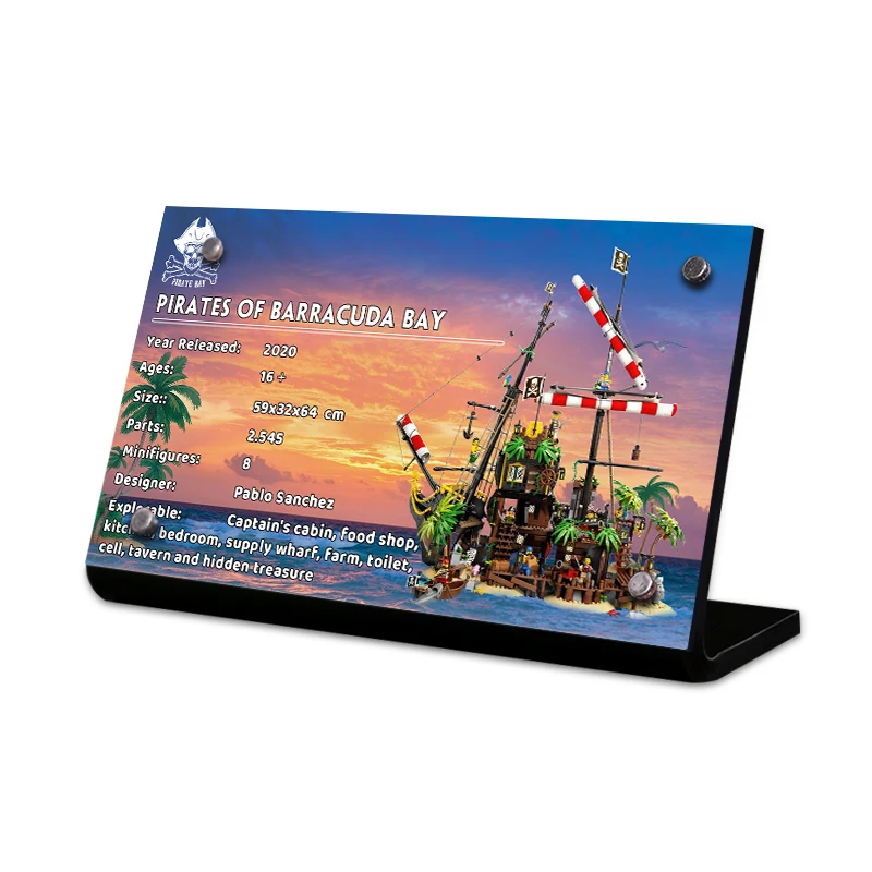 Creative Acrylic Display Stand Brand for 21322 Pirate Shipwreck Building Blocks Decor Home Bricks Gift children Toys
Creative Acrylic Display Stand Brand for 21322 Pirate Shipwreck Building Blocks Decor Home Bricks Gift children Toys
