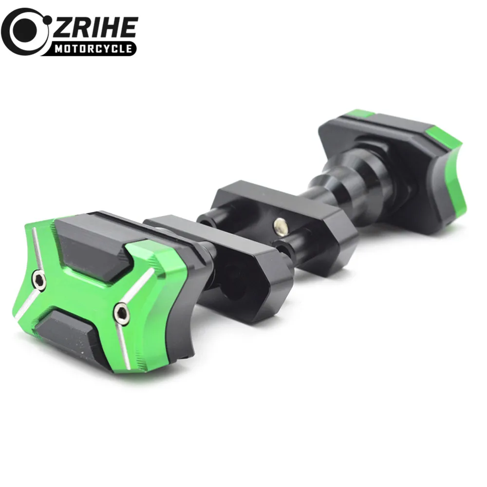Мотоцикл Защита от падения CNC левая и правая Рама мотоцикла слайдер анти-Краш колодки протектор для Kawasaki Z800 ZR800 2013-2016