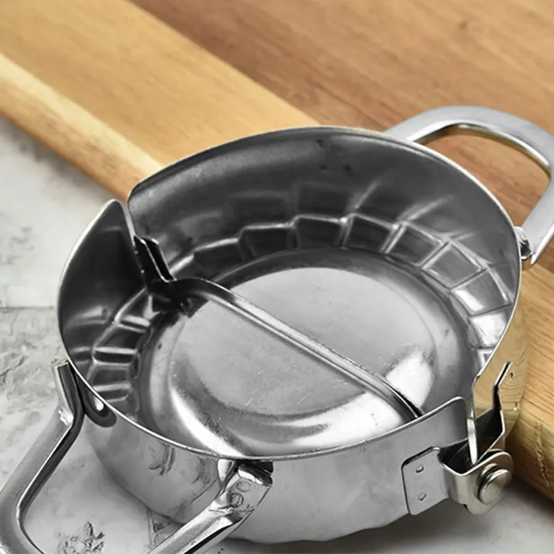 Dumpling Mold Stainless Steel Manual Dumpling Maker Making Pastry Bread Biscuit Pizza Tool Household Kitchen Baking Accessories
Dumpling Mold Stainless Steel Manual Dumpling Maker Making Pastry Bread Biscuit Pizza Tool Household Kitchen Baking Accessories
