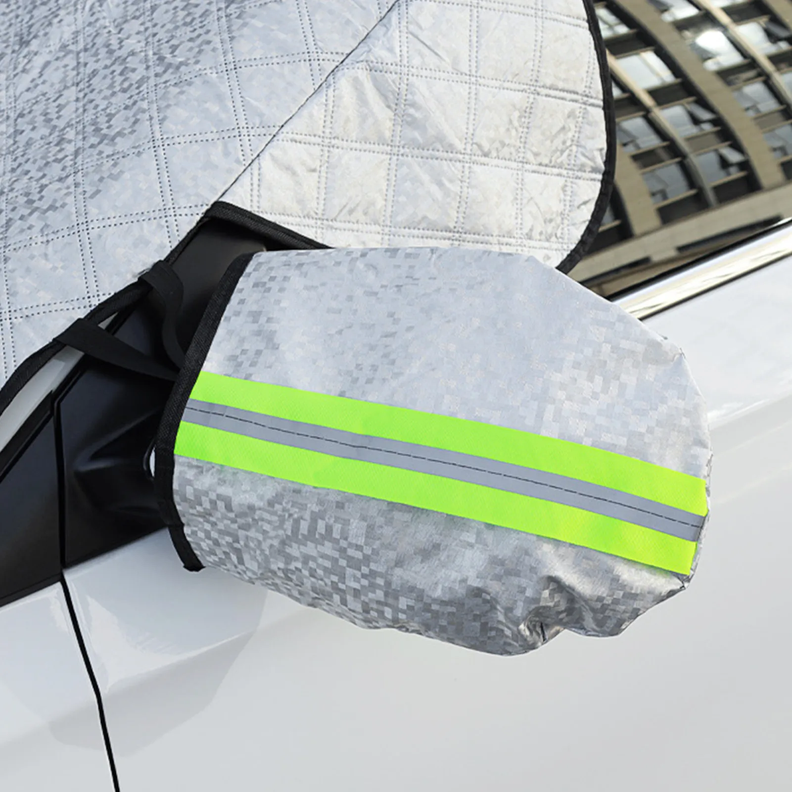 Universal Car Snow Cover Windshield Sunshade Waterproof Front Window Winter Snow Protector Cover Auto Maintain Suit
Universal Car Snow Cover Windshield Sunshade Waterproof Front Window Winter Snow Protector Cover Auto Maintain Suit