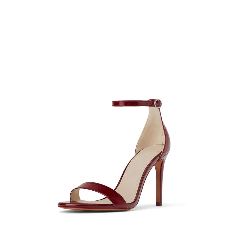 Spring of 2021 the New High With Sheep Leather Sandals With a Word Sexy Leather Heel Shoes
Spring of 2021 the New High With Sheep Leather Sandals With a Word Sexy Leather Heel Shoes