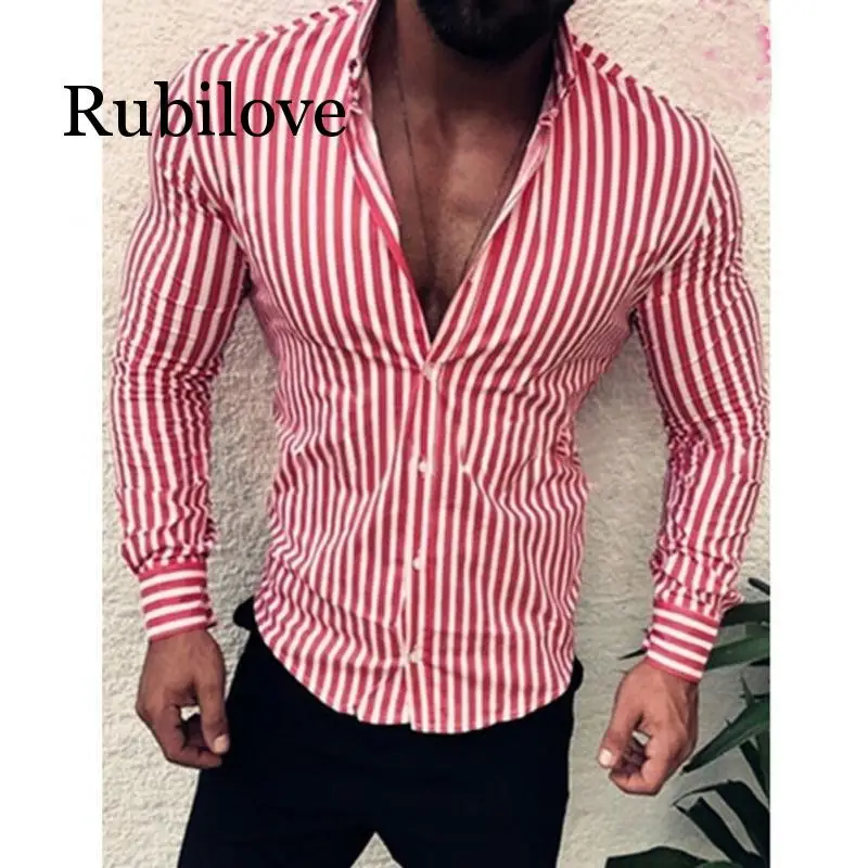 Rubilove Men's Casual Shirt Slim Fit Men's Casual Striped Shirt Long Sleeve Formal Dress Shirts Men Male Clothing
Rubilove Men's Casual Shirt Slim Fit Men's Casual Striped Shirt Long Sleeve Formal Dress Shirts Men Male Clothing