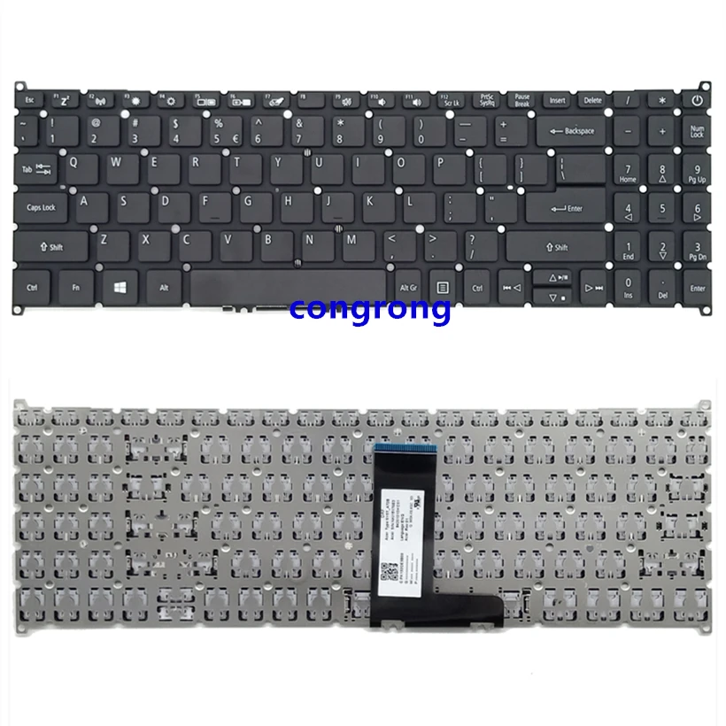 Клавиатура для ноутбука Acer Aspire 3 A315-54 5 A515-54G с английской раскладкой | Компьютеры и