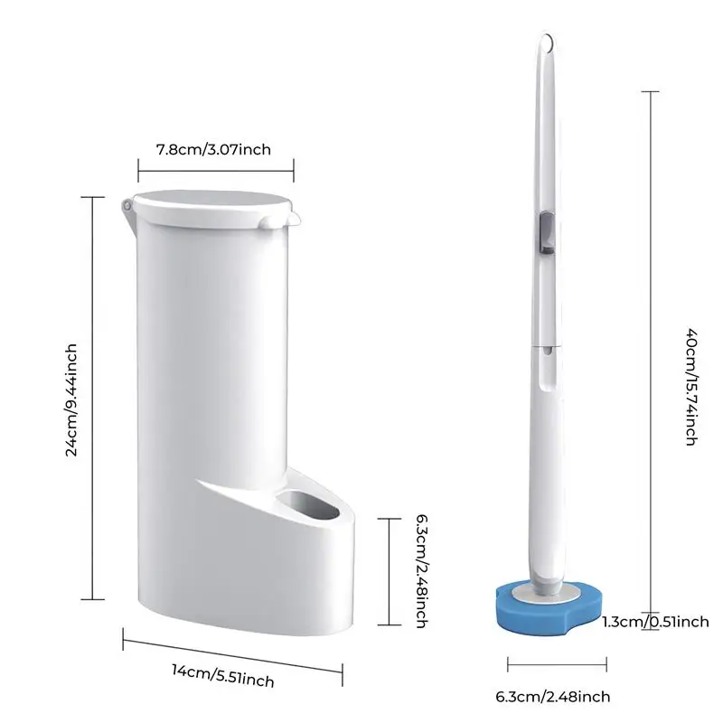 Disposable Toiletwand Cleaning Brush Toilet Brush Holder With 16 Disposable Replacement Heads For Bathroom Toilet Clean
Disposable Toiletwand Cleaning Brush Toilet Brush Holder With 16 Disposable Replacement Heads For Bathroom Toilet Clean