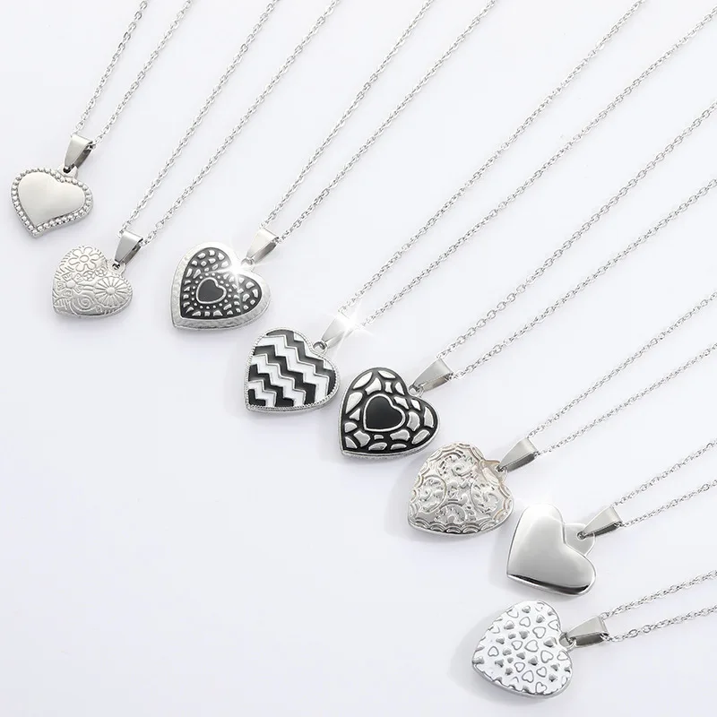 Rinhoo Lovely Heart Charm Pendant Necklaces Stainless Steel Chain Choker Necklace For Women Trendy Bohemia Wedding Party Jewelry
Rinhoo Lovely Heart Charm Pendant Necklaces Stainless Steel Chain Choker Necklace For Women Trendy Bohemia Wedding Party Jewelry