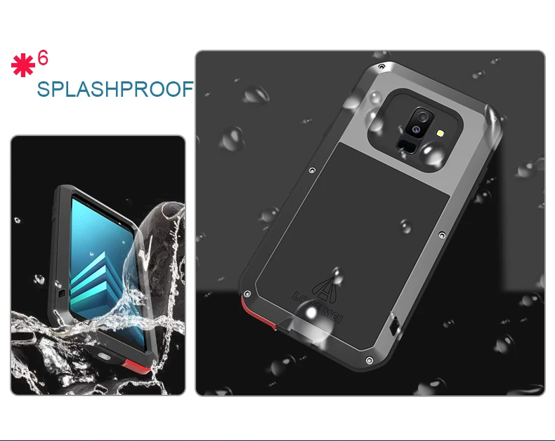 LOVE MEI For Samsung Galaxy A6 2018 Case Shock Dirt Proof Water Resistant Metal Armor Cover Phone Case For Galaxy A6 Plus 2018
LOVE MEI For Samsung Galaxy A6 2018 Case Shock Dirt Proof Water Resistant Metal Armor Cover Phone Case For Galaxy A6 Plus 2018