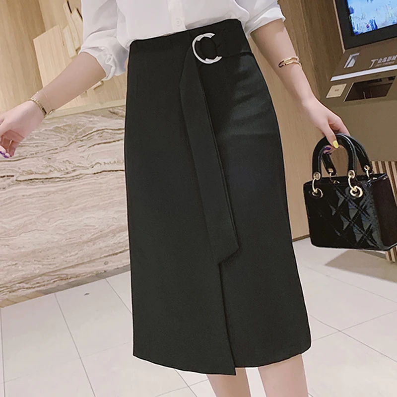 Limiguyue Black Midi Skirt Women High Waist Split Fashion A Line Female Elegant Sashes Casual Office Skirts Slim Hip Jupe K1358
Limiguyue Black Midi Skirt Women High Waist Split Fashion A Line Female Elegant Sashes Casual Office Skirts Slim Hip Jupe K1358