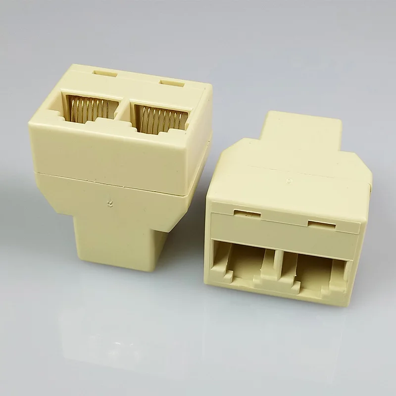 100pcs/lot RJ45 Ethernet Cable Connector Splitter 8 Pin RJ45 Network Cable Adapter 1 Input to 2 Output Converter Wholesales
100pcs/lot RJ45 Ethernet Cable Connector Splitter 8 Pin RJ45 Network Cable Adapter 1 Input to 2 Output Converter Wholesales