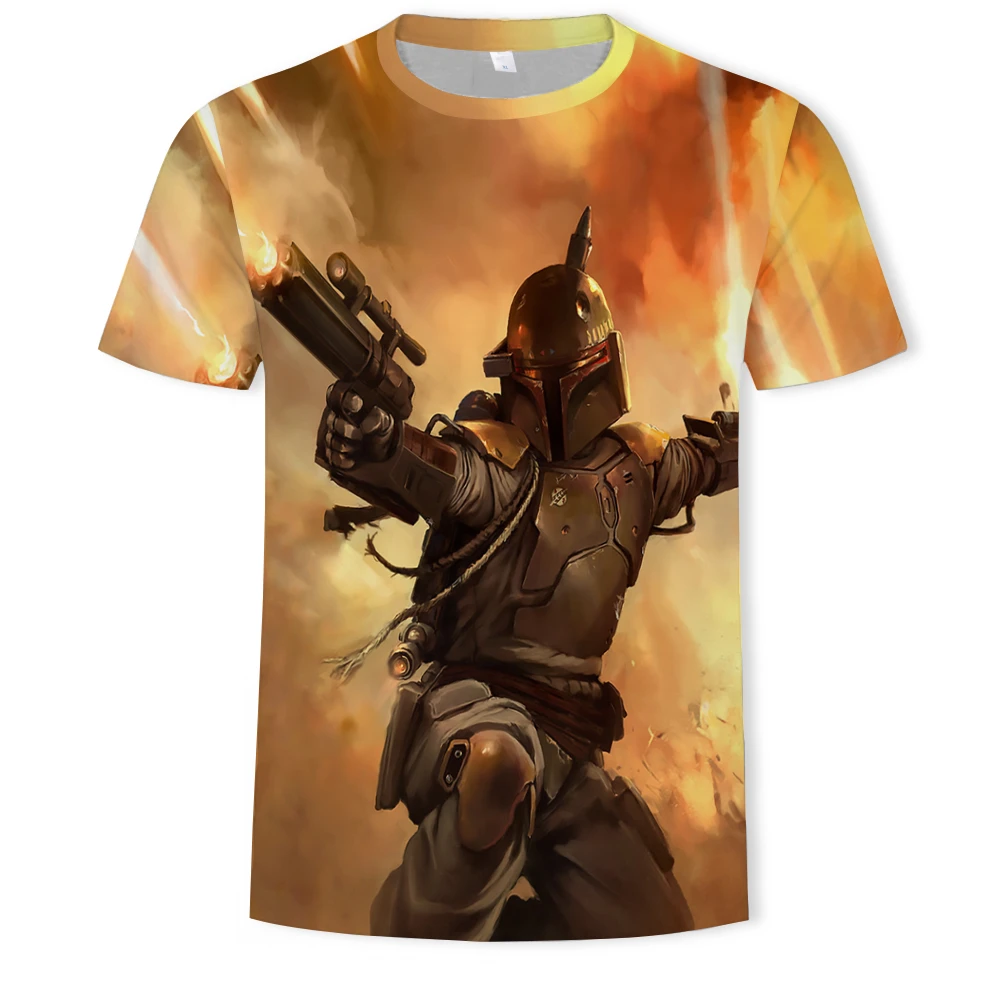 War movie characters men and women T-shirt street fashion cool summer big size personality O-neck short-sleeved 3D printing
War movie characters men and women T-shirt street fashion cool summer big size personality O-neck short-sleeved 3D printing
