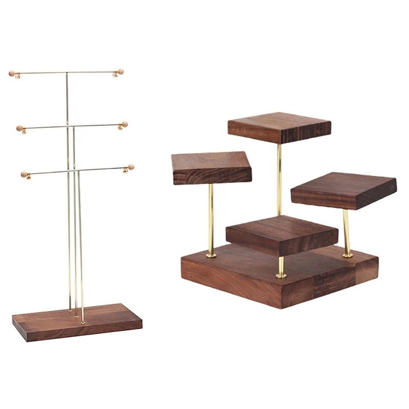 2 Pcs Metal Tabletop Bracelet Necklace Jewelry Necklace Organizer Display Stand,3 Tier & Four-Layer
2 Pcs Metal Tabletop Bracelet Necklace Jewelry Necklace Organizer Display Stand,3 Tier & Four-Layer