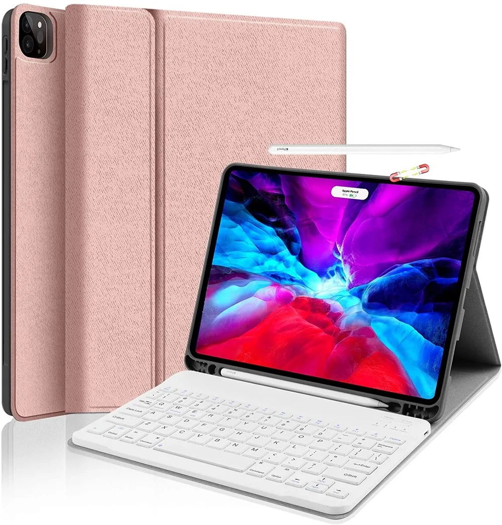 Чехол с магнитной Bluetooth-клавиатурой для iPad Pro 12,9 2020, чехол-держатель для Apple Pencil, чехол для клавиатуры для iPad Pro 2020, 11 дюймов, 2018, 12,9 дюйма
Чехол с магнитной Bluetooth-клавиатурой для iPad Pro 12,9 2020, чехол-держатель для Apple Pencil, чехол для клавиатуры для iPad Pro 2020, 11 дюймов, 2018, 12,9 дюйма