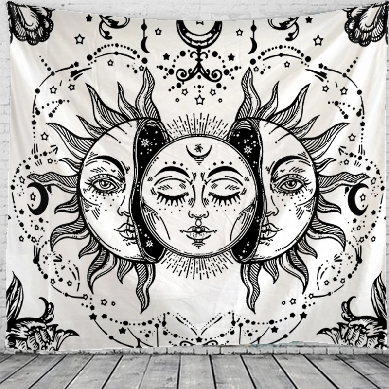 Mandala sun face sun moon decoration tapestry tarot divination witchcraft decorative tapestry home background decorative tapestr
Mandala sun face sun moon decoration tapestry tarot divination witchcraft decorative tapestry home background decorative tapestr