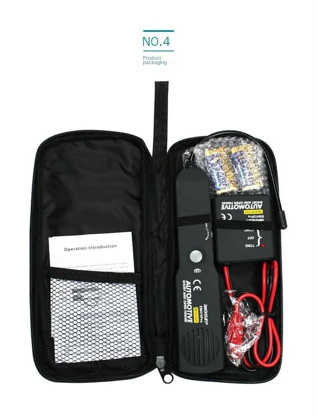 zq Automotive Disconnection Tester Short Circuit Open Circuit Line Finder Detection Tool Electronic Detection Instrument
zq Automotive Disconnection Tester Short Circuit Open Circuit Line Finder Detection Tool Electronic Detection Instrument