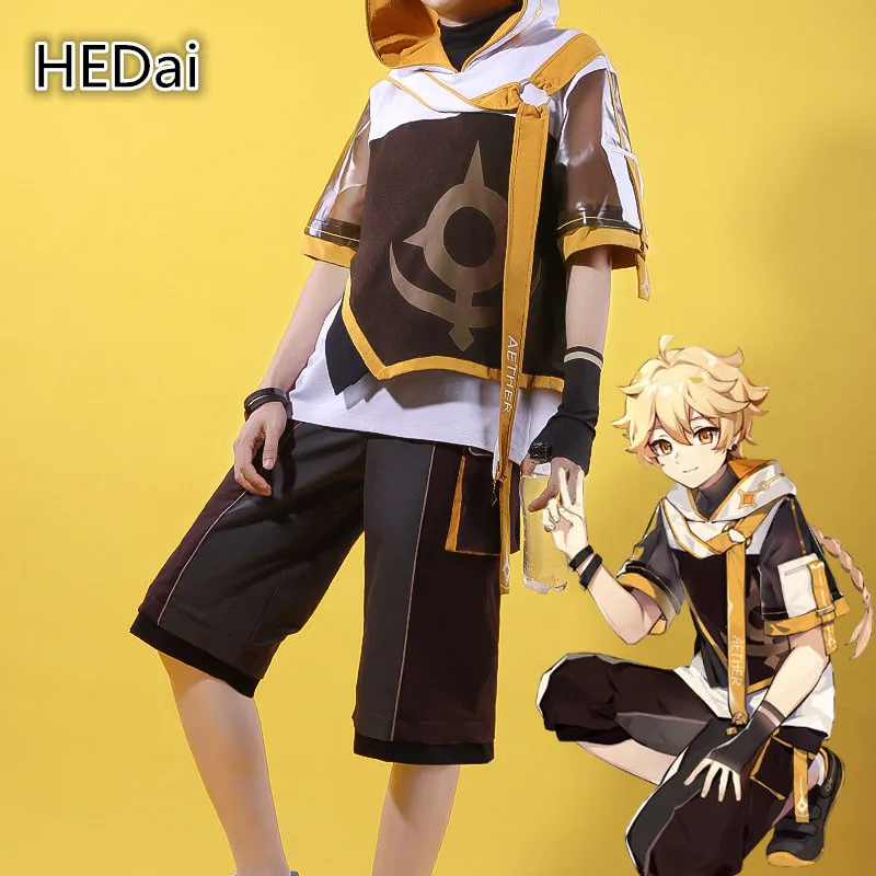 Pre-sale Game Genshin Impact Traveler Kong Cosplay Costume Male Fashion Suits Daily Costumes Kong Top+Shorts
Pre-sale Game Genshin Impact Traveler Kong Cosplay Costume Male Fashion Suits Daily Costumes Kong Top+Shorts