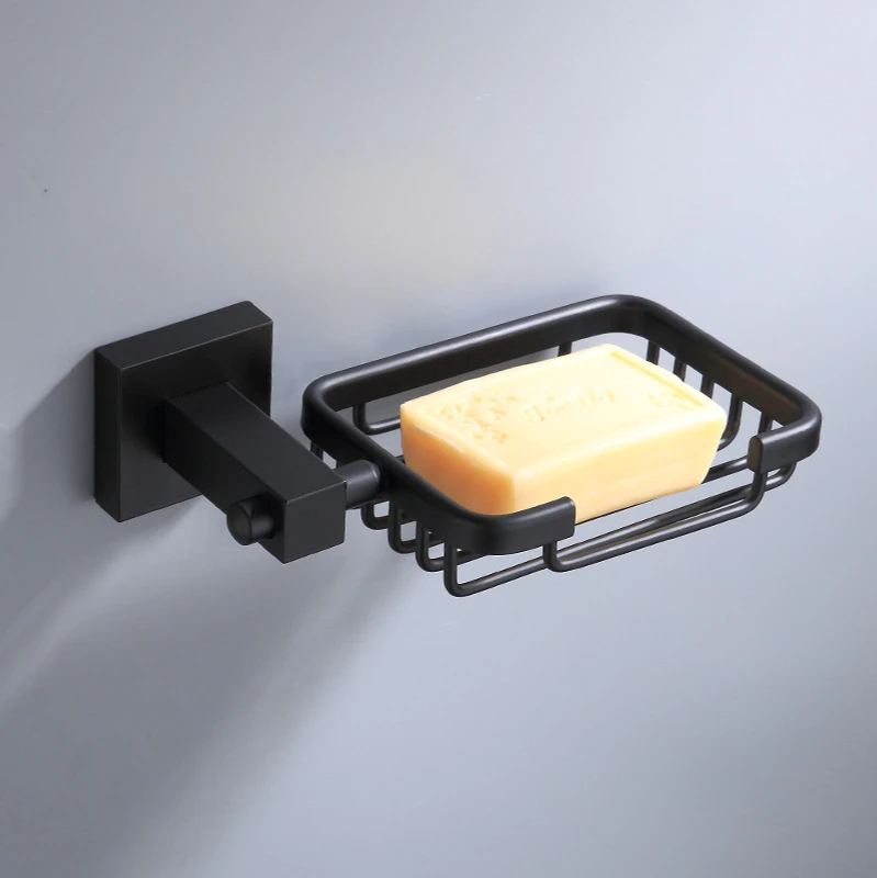 New Space Aluminum Black Hotel Soap Net Soap Dish Square Toilet Soap Dish Household Bathroom Storage Rack
New Space Aluminum Black Hotel Soap Net Soap Dish Square Toilet Soap Dish Household Bathroom Storage Rack