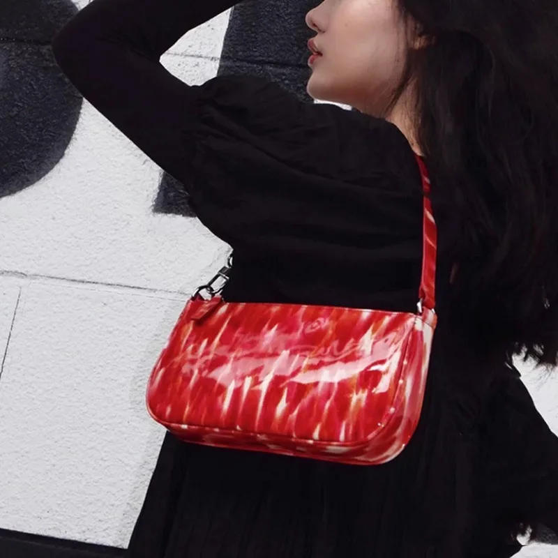 Patent Leather Armpit Bag Female Baguette Bag 2020 New Net Red Bag Handbags Ladies Shoulder Bag Female Bag for Women
Patent Leather Armpit Bag Female Baguette Bag 2020 New Net Red Bag Handbags Ladies Shoulder Bag Female Bag for Women