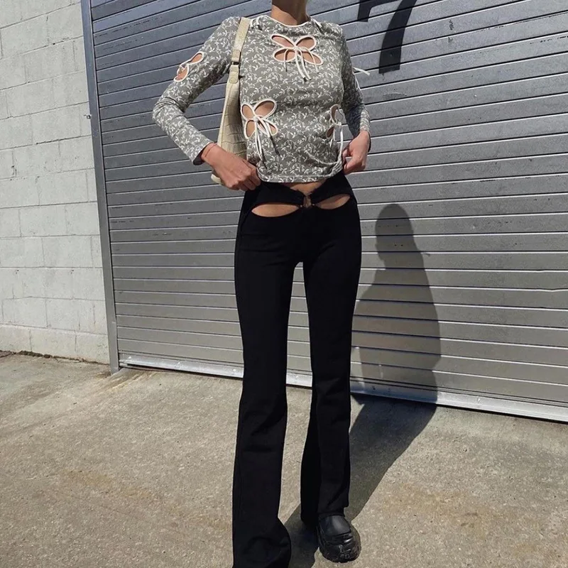 Y2K High Street Women Summer Striped Trousers Adults Casual High Waisted Butt Lift Cutout Long Pants
Y2K High Street Women Summer Striped Trousers Adults Casual High Waisted Butt Lift Cutout Long Pants