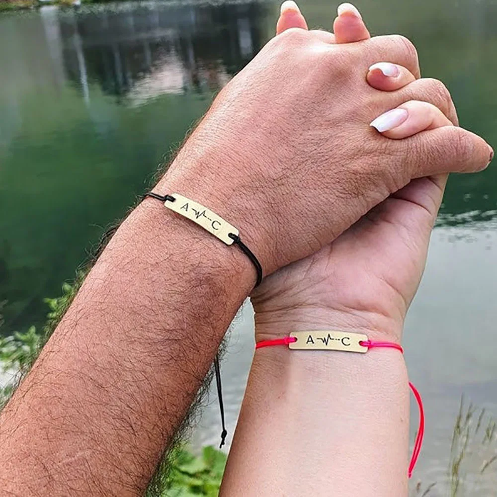 Tangula Customized Couple Name Bracelet Personalized Adjustable Rope Lover Nameplate Stainless Steel Bracelet Anniversary Gift
Tangula Customized Couple Name Bracelet Personalized Adjustable Rope Lover Nameplate Stainless Steel Bracelet Anniversary Gift