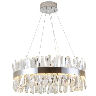 Modern Crystal Chandelier for living Room Gold/ Chrome LED Chandeliers Lighting Round Home Decor Lustres De Cristal
Modern Crystal Chandelier for living Room Gold/ Chrome LED Chandeliers Lighting Round Home Decor Lustres De Cristal
