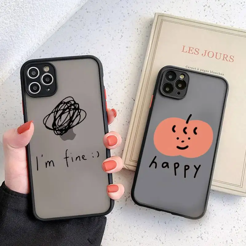 Cartoon Fruits Phone Case Black Transparent Matte For IPhone 7 8 11 12 S Mini Pro X XS XR MAX Plus Cover Shell
Cartoon Fruits Phone Case Black Transparent Matte For IPhone 7 8 11 12 S Mini Pro X XS XR MAX Plus Cover Shell