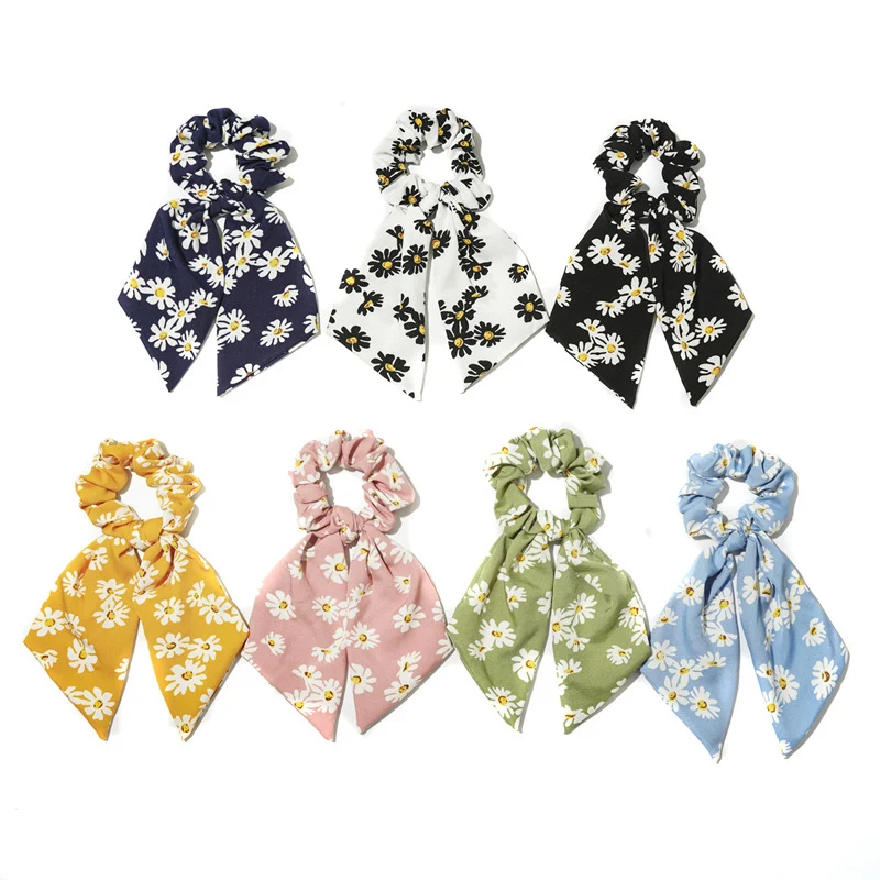 Cute Ribbon Scrunchies Headband Floral Daisy Scrunchy Elastic Hair Bands Rubber Hair Ties Women Ponytail Holder Hair Accessories
Cute Ribbon Scrunchies Headband Floral Daisy Scrunchy Elastic Hair Bands Rubber Hair Ties Women Ponytail Holder Hair Accessories