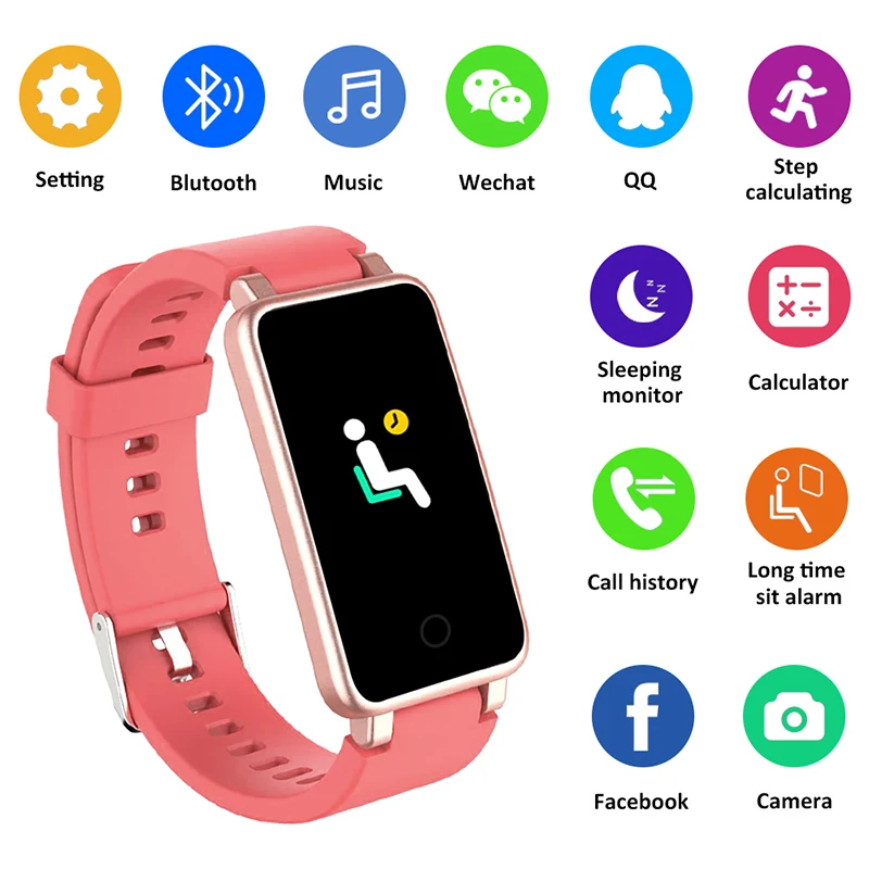 Sport Fitness Bracelet IP67 Waterproof Fitness Tracker Blood Pressure Heart Rate Monitor Smart Band Watch For Android IOS Phone
Sport Fitness Bracelet IP67 Waterproof Fitness Tracker Blood Pressure Heart Rate Monitor Smart Band Watch For Android IOS Phone
