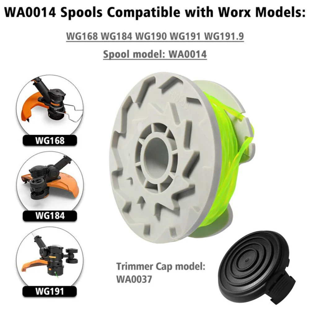 Trimmer Spool line Kit Quality For wORK WA0014 WG168 WG184 WG190 WG191
Trimmer Spool line Kit Quality For wORK WA0014 WG168 WG184 WG190 WG191