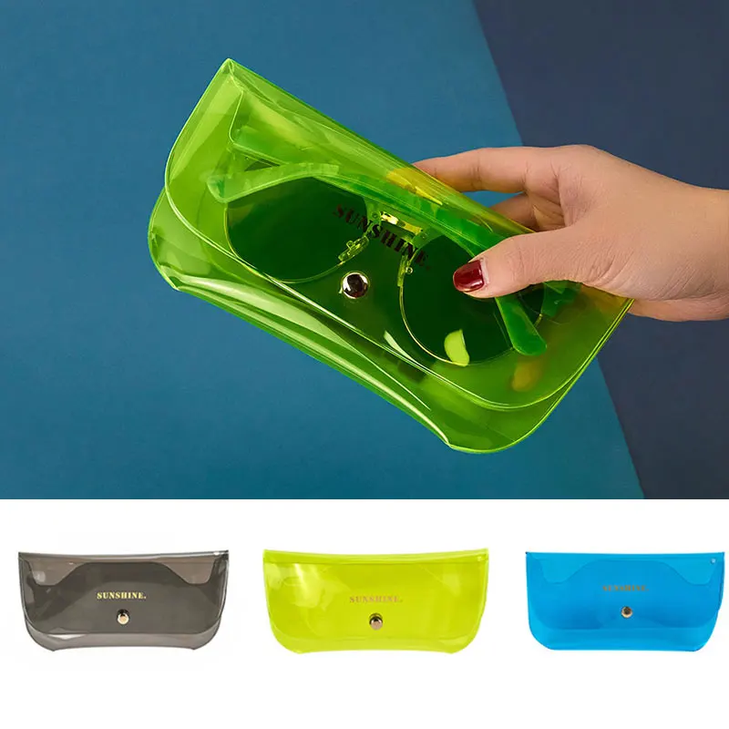 2021 Stylish Jelly Glasses Storage Box Popular Transparent Bag Unique Glasses Accessories All-match Style Portable Glasses Case
2021 Stylish Jelly Glasses Storage Box Popular Transparent Bag Unique Glasses Accessories All-match Style Portable Glasses Case