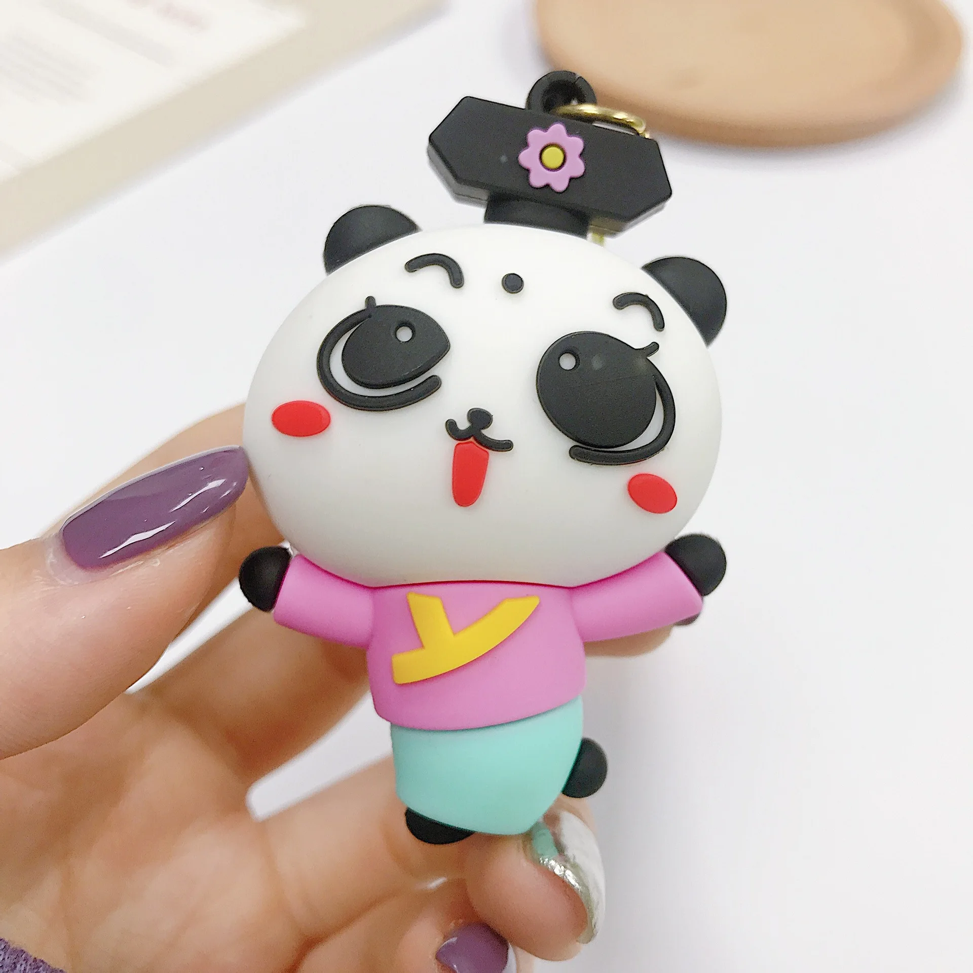 2020 Funny Cute Cartoon Animal Panda Expression Action Keychain Women Car Keyring Backpack School Bag Pendant Girls key chains 
2020 Funny Cute Cartoon Animal Panda Expression Action Keychain Women Car Keyring Backpack School Bag Pendant Girls key chains