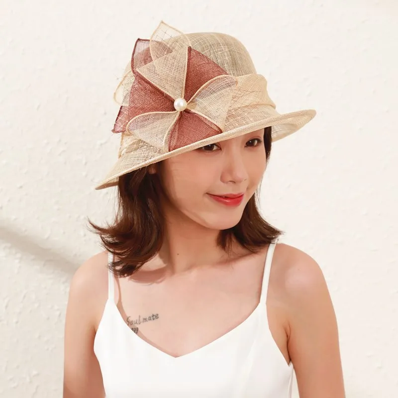 100% Philippine Sinamay Fascinator Big Hats Women Elegant Church Ladies Wedding Hats Fedora Dress Large Brim Kentucky Derby Hats
100% Philippine Sinamay Fascinator Big Hats Women Elegant Church Ladies Wedding Hats Fedora Dress Large Brim Kentucky Derby Hats