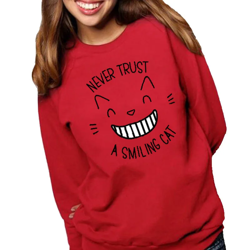 Women Hoodie Never Turst Printed Hoodies Women Fleece Long Sleeve O Neck Loose Sweatshirt Girls Pullovers Winter
Women Hoodie Never Turst Printed Hoodies Women Fleece Long Sleeve O Neck Loose Sweatshirt Girls Pullovers Winter