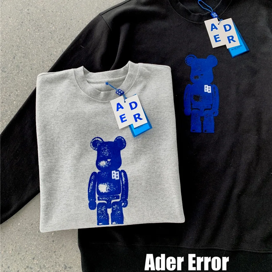 2021ss Flocking ADER ERROR Sweatshirts Men Women 1:1 Blue Cartoon Bear Logo Adererror Crewneck Cooperation Hoodie
2021ss Flocking ADER ERROR Sweatshirts Men Women 1:1 Blue Cartoon Bear Logo Adererror Crewneck Cooperation Hoodie
