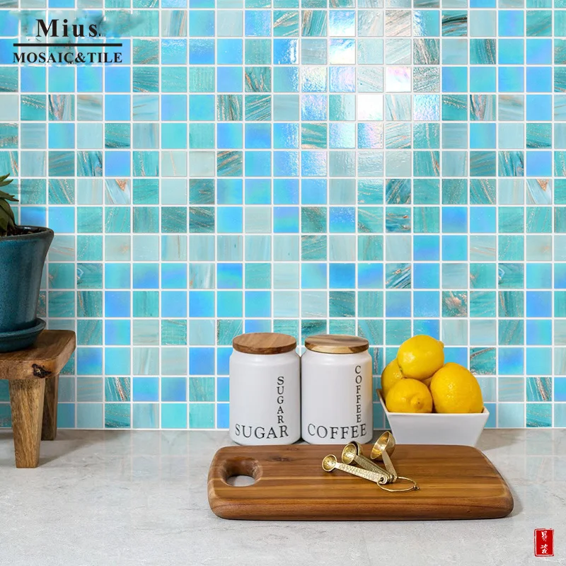 Mediterraneon style sky blue mix glass showeroom mosaic tile kitchen backsplash
Mediterraneon style sky blue mix glass showeroom mosaic tile kitchen backsplash